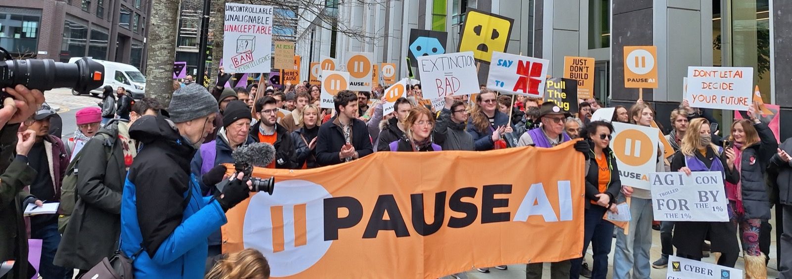 PauseAI Holds Largest Ever AI Safety Protest in London